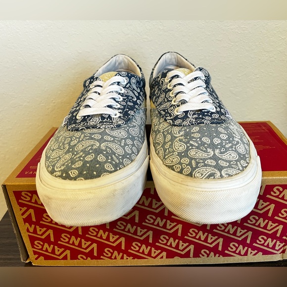 Vans Acer Ni Sp (Bandana) Blue Men’s Size 11 - Picture 5 of 7